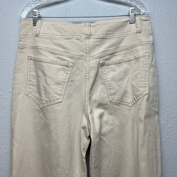 Banana Republic Jeans Womens 14 Ultra High Rise Straight Fit Cream Capsule Y2K - Picture 6 of 11